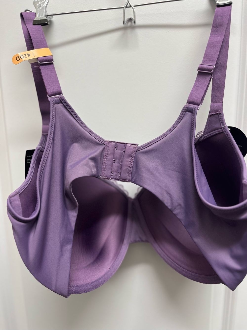 Bali Lift Underwire Full Coverage Bra DF0082 Size 42DD Lilac - Picture 4 of 7
